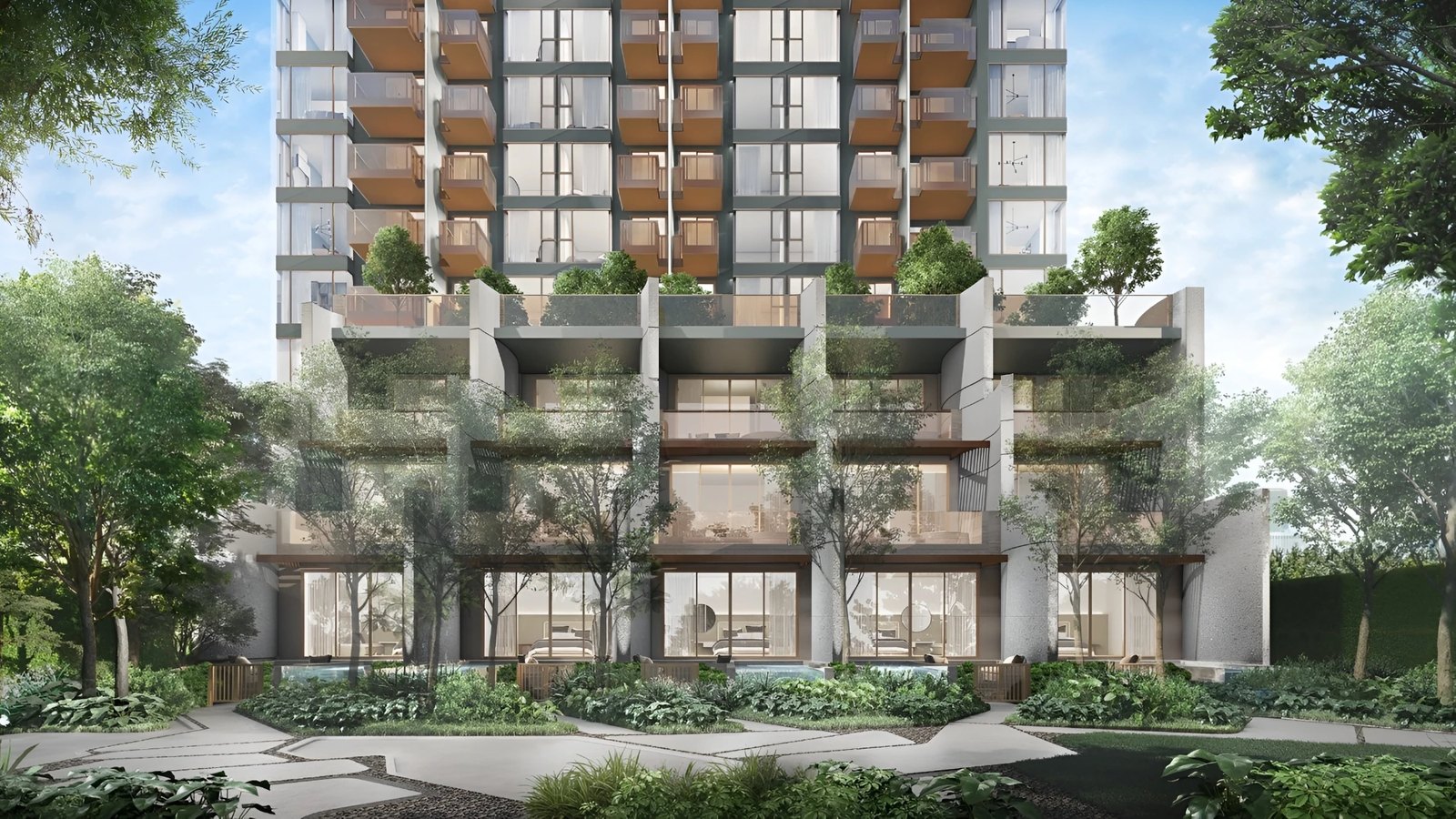 Arom Jomtien — резиденция первого этажа с собственным бассейном